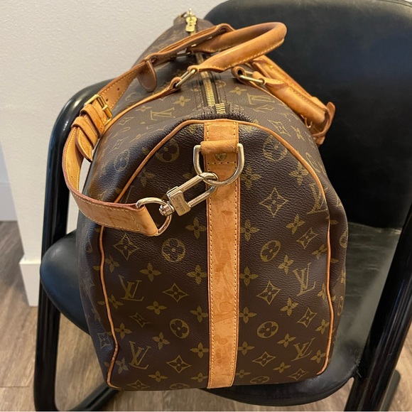 LOUIS VUITTON Keepall 50 Bandoulière Monogram - 💯 AUTHENTIC - M41416 - Picture 7 of 12